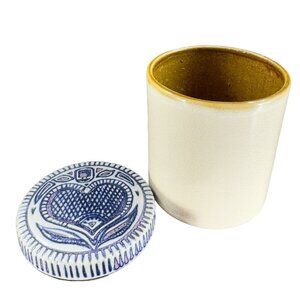 Prestige Place Pottery Trinket Covered Dish Museum of American Folk Art Japan